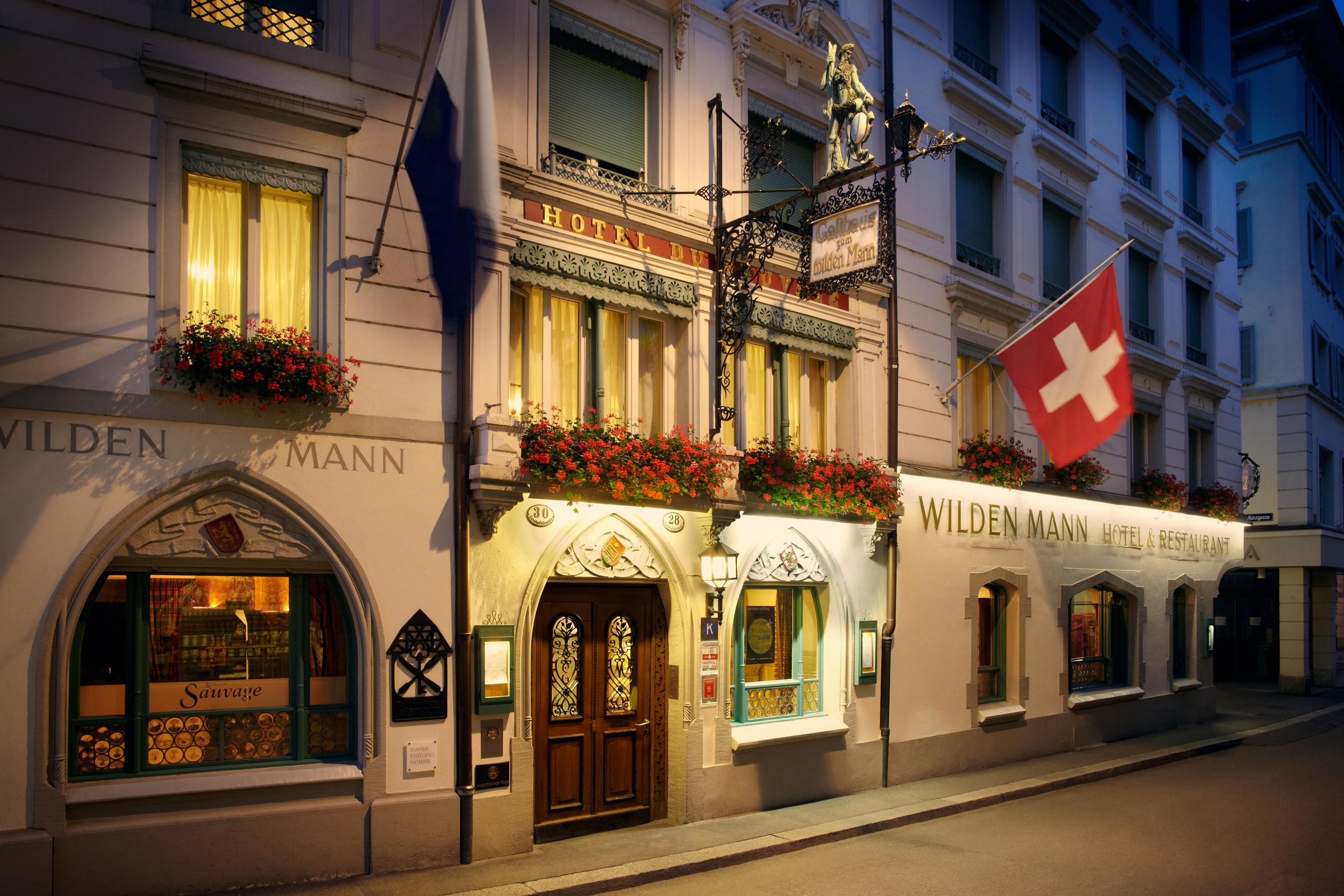 Romantik Hotel Wilden Mann Luzern Eksteriør billede